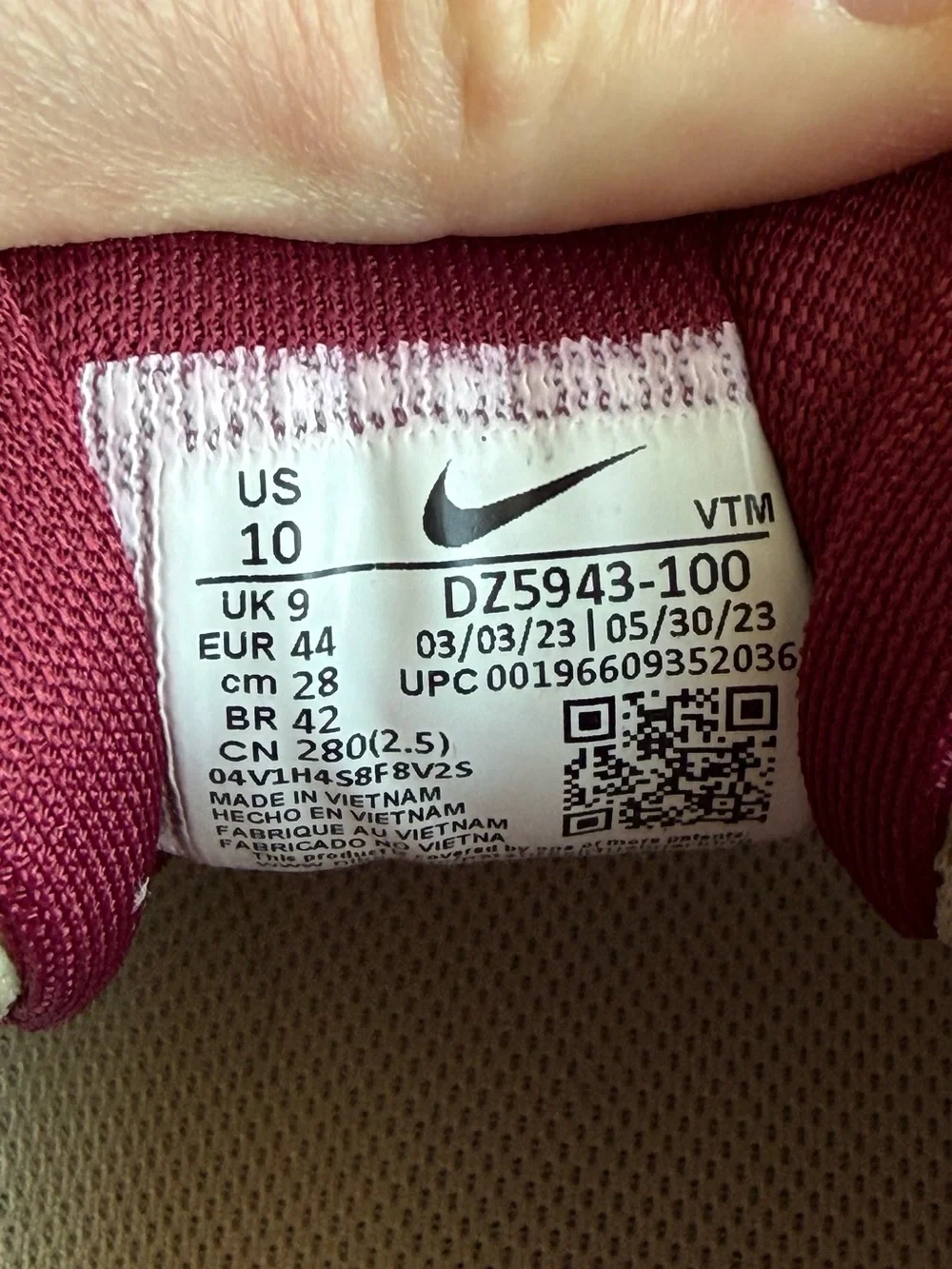 Florida State Men’s Nike Pegasus Running Shoe | Size 10